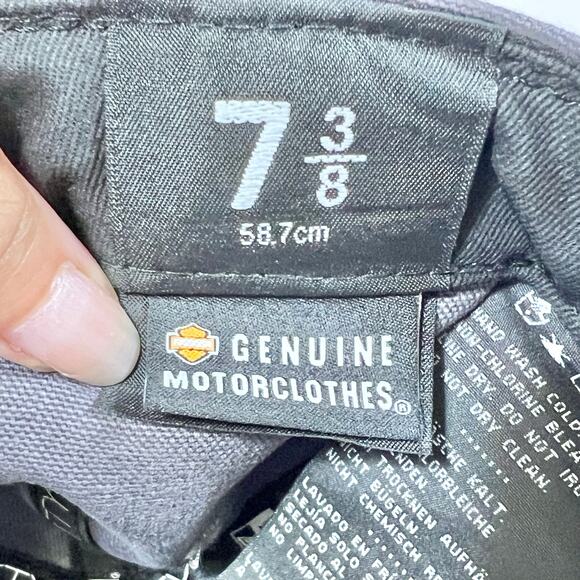 Harley-Davidson Eagle 59fifty Hat Cap Gray Size 7 3/8 Baseball New with Tags - Picture 10 of 11